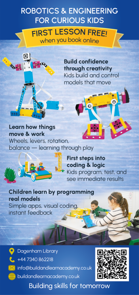 Флаер Why parents choose us Build and Learn Academy